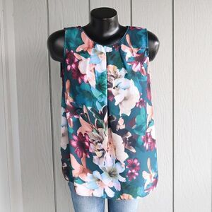 ELLE Sleeveless Floral Top 